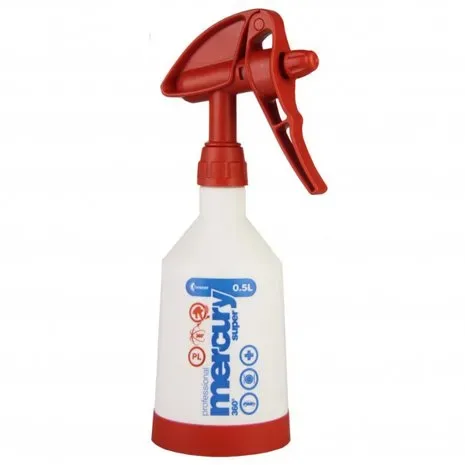 Kwazar Mercury Super Pro+ 360 V0.5 RED dvojčinný postřikovač 500 ml červený