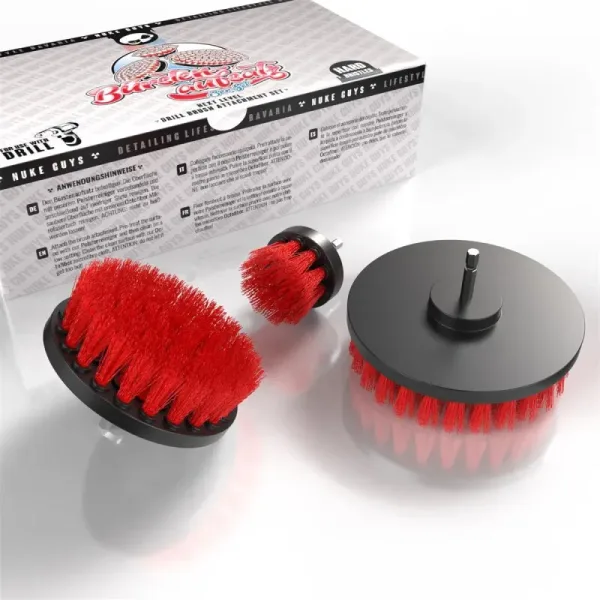 Nuke Guys Drill Brush Set HARD - Sada hrubých kartáčů do aku šroubováku