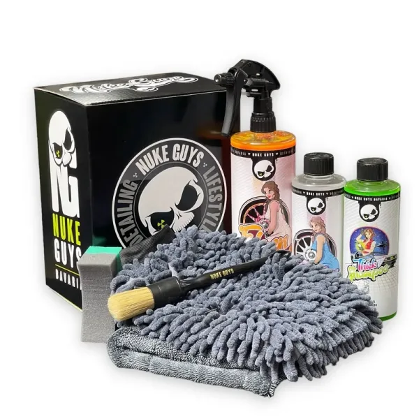 Nuke Guys BOX Wheels Set - Dárková sada na mytí, čištění disků a impregnaci pneumatik