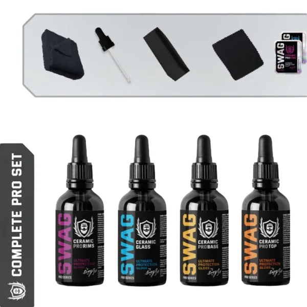 SWAG Ceramic Set Complete PRO 9H - Keramická ochrana laku, oken a disků kol